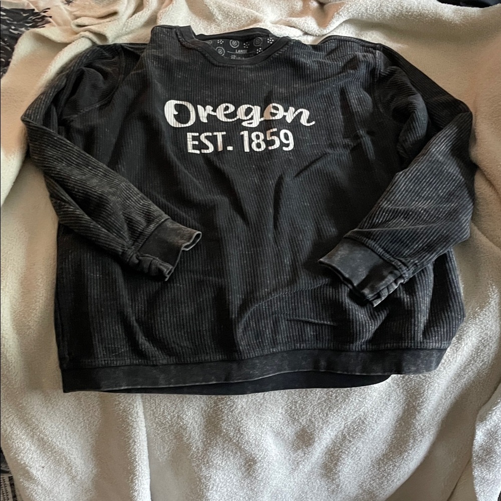 Black OREGON 1859 women’s sweatshirt